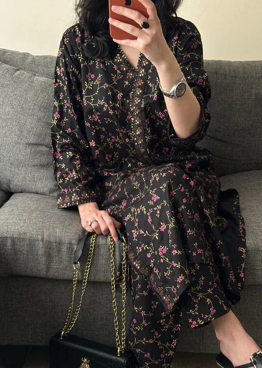 Linen Embroidered-2PC