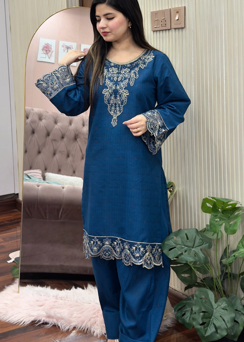 Cotton Embroidered-2 PC