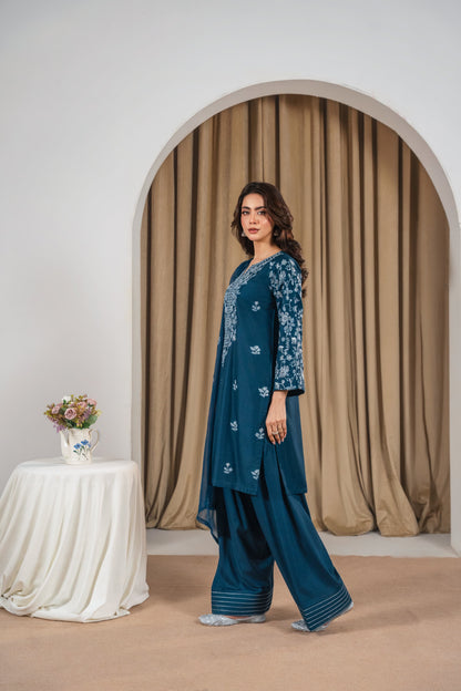 Linen Embroidered-3PC
