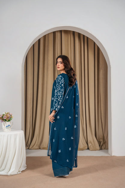 Linen Embroidered-3PC