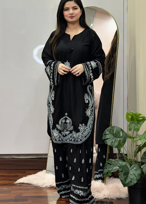 Linen Embroidered-2PC