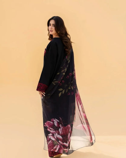 Linen Embroidered 3-PC