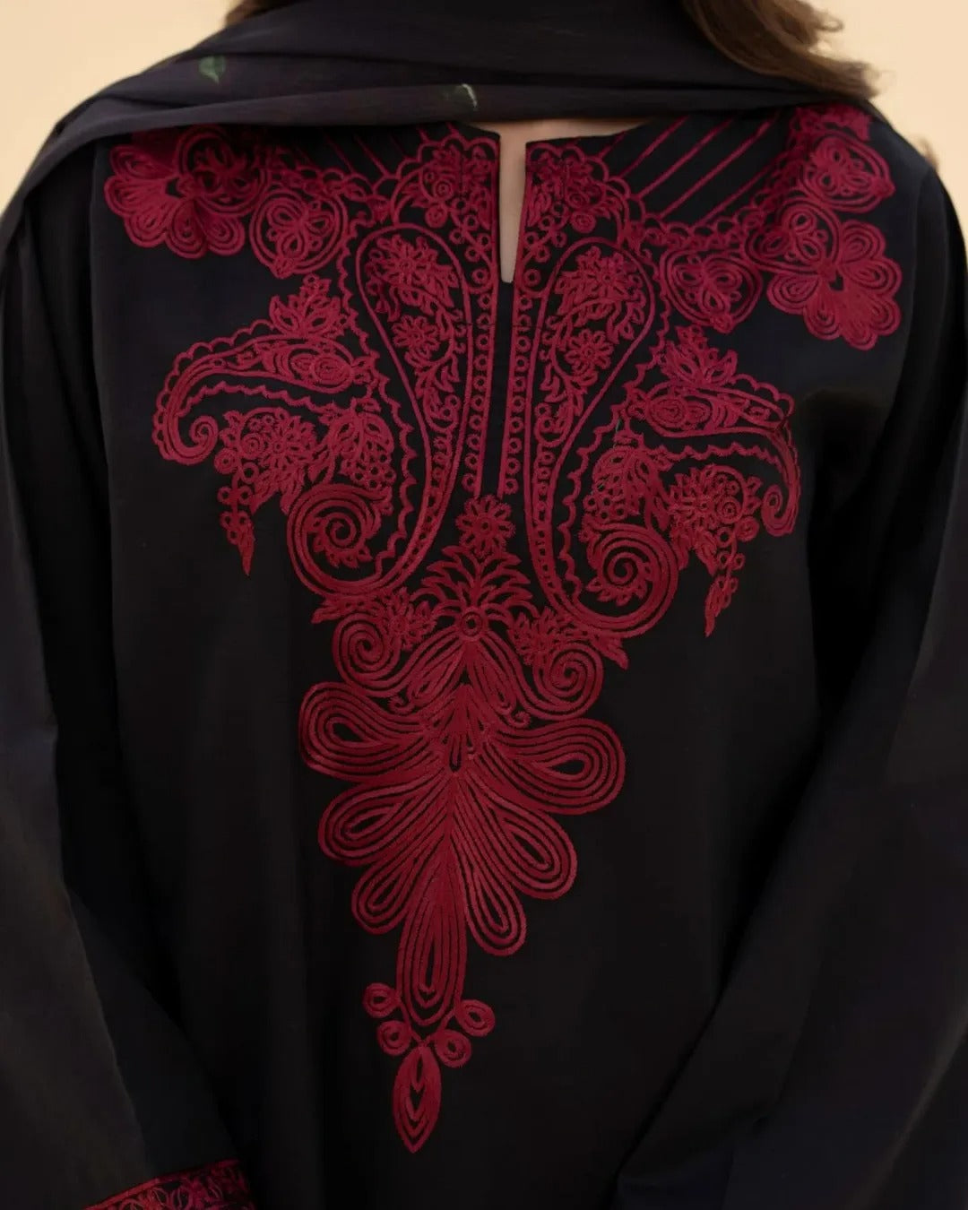Linen Embroidered 3-PC