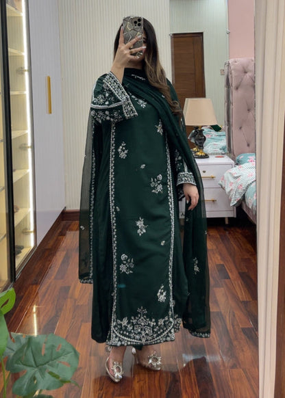 Linen Embroidered-3PC