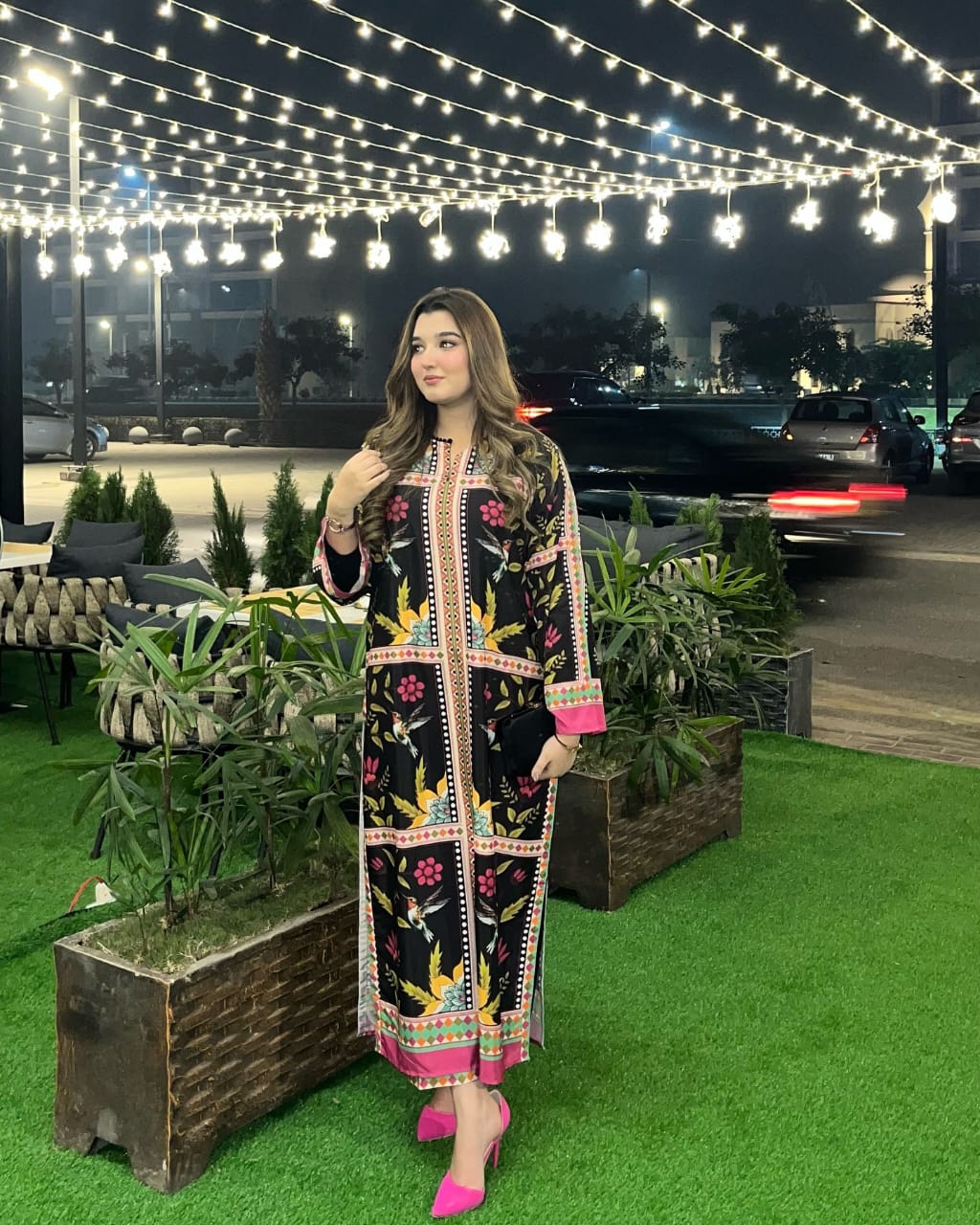 Poly Lawn Printed 2-PC