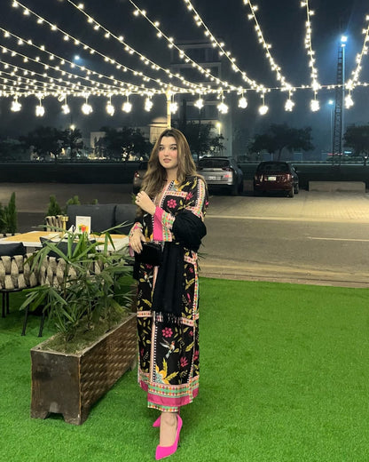 Poly Lawn Printed 2-PC