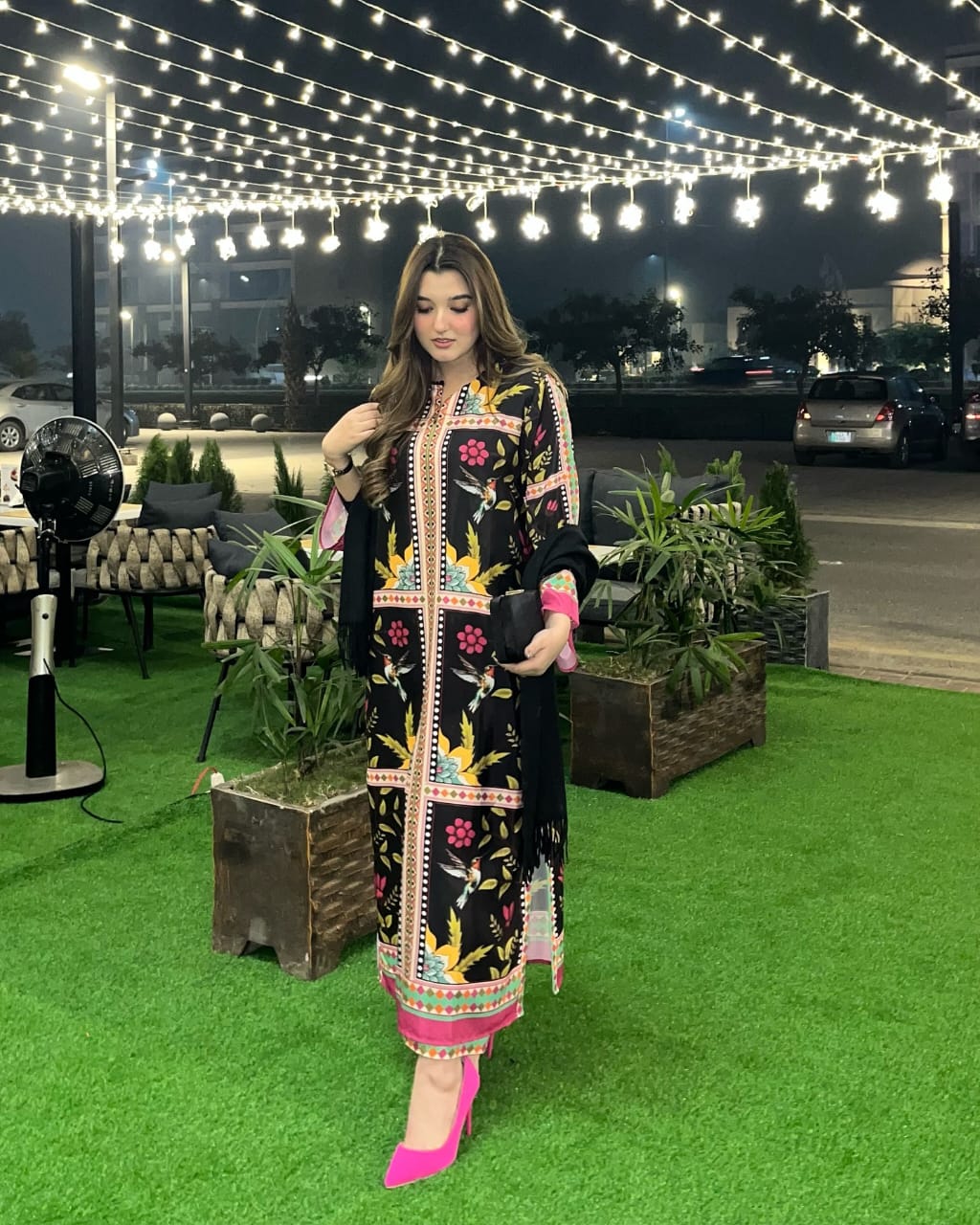 Poly Lawn Printed 2-PC