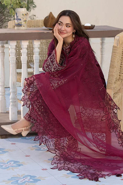 ZAREEN 3PC - EMBROIDERED DRESS