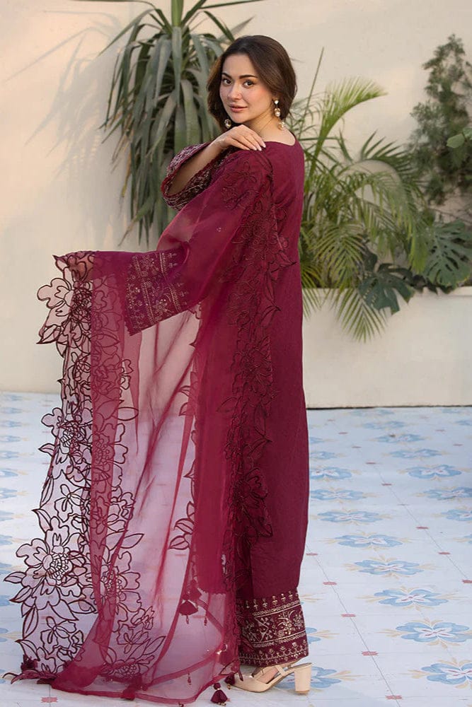 ZAREEN 3PC - EMBROIDERED DRESS