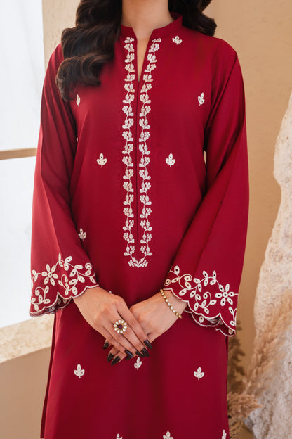 Linen Embroidered-2PC