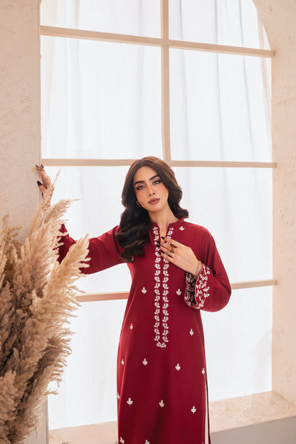 Linen Embroidered-2PC